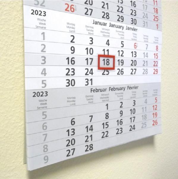 3-Monats-Kalender 2024
